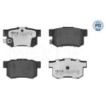 Bremsbelagsatz, Scheibenbremse MEYLE 025 217 1914/PD