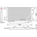 Condensator, airconditioning DENSO DCN17023