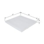 Kupéfilter BOSCH 1 987 432 237