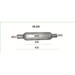 Endschalldämpfer 4MAX 0219-01-00241