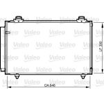 Condensator, airconditioning VALEO 814212