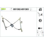 Fensterheber VALEO 851302, Links