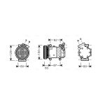 Klimakompressor AVA COOLING RTAK080