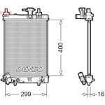 Raffreddatore motore DENSO DRM35004