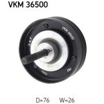 Polia guia, correia trapezoidal SKF VKM 36500