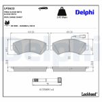 Bremsbelagsatz DELPHI LP3623, Vorne