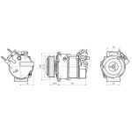 Klimakompressor AVA COOLING AUAK354