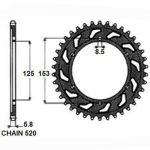 Tandwiel achter SUNSTAR SUNR1-3559-45