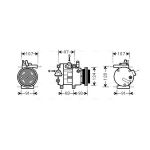 Klimakompressor AVA COOLING HYAK215