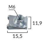 Fissaggio ROMIX ROM 16039, 10 Pezzo