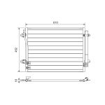 Kondensator, Klimaanlage VALEO 814039