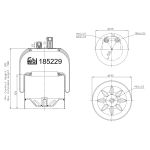 Federbalg, Luftfederung FEBI BILSTEIN 185229