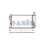 Radiateur moteur AKS DASIS 160068N