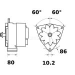 Dynamo / Alternator LETRIKA MG 125