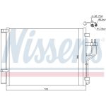 Condensator, airconditioning NISSENS 940353