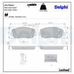 Remblokset DELPHI LP1792LC