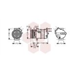 Klimakompressor VAN WEZEL 0100K106