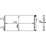 Condensator, airconditioning MAHLE AC 363 000P