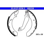 Jeu de mâchoires de frein ATE 03.0137-0238.2