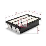 Luftfilter SOFIMA S 3403 A