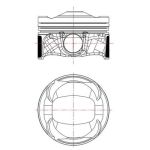 Kolben MAHLE 039 PI 00134 002