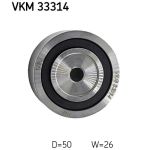 Puleggia di rinvio/guida, cinghia trapezoidale SKF VKM 33314
