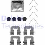 Kit de accesorios, pastillas de frenos DELPHI LX0716