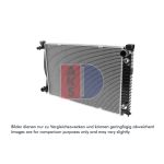 Motorradiateur  AKS DASIS 480053N