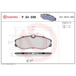 Remblokset BREMBO P 24 039