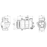 Klimakompressor AVA COOLING VNAK341