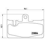 Juego de pastillas de freno, freno de disco BREMBO P 83 059
