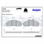 Remblokset DELPHI LP828, voor