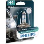 Glühlampe Halogen PHILIPS H4 X-tremeVision Pro150 12V, 60/55W