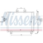 Condensator, Airconditioner NISSENS 940017