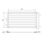 Condensator, airconditioning VALEO 822752