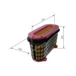 Filtro de ar BOSCH FILTRY F 026 400 689