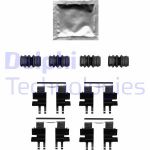 Kit de accesorios, pastillas de frenos DELPHI LX0695