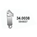 Convertitore catalitico collettore ASSO MARMITTE SRL 34.0038