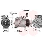 Compressor, ar condicionado VAN WEZEL 0600K442