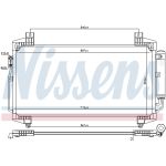Condensator, airconditioning NISSENS 940936
