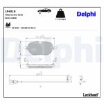 Remblokset DELPHI LP4018