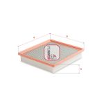Luftfilter SOFIMA S 3D91 A