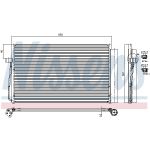 Condensatore, impianto di climatizzazione NISSENS 94747