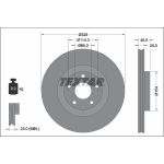 Disco de freno TEXTAR 92337603 frente, ventilado, 1 pieza