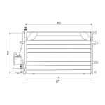 Condensator, airconditioning VALEO 822746
