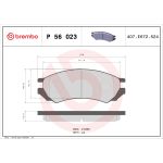 Levyjarrun jarrupalasarja BREMBO P 56 023