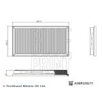 Luftfilter BLUE PRINT ADBP220211