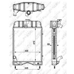 Radiator, motorkoeling EASY FIT NRF 52145