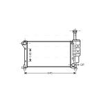Motorradiateur  AVA COOLING FTA2335