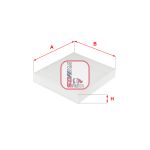 Innenraumfilter SOFIMA S 3249 C